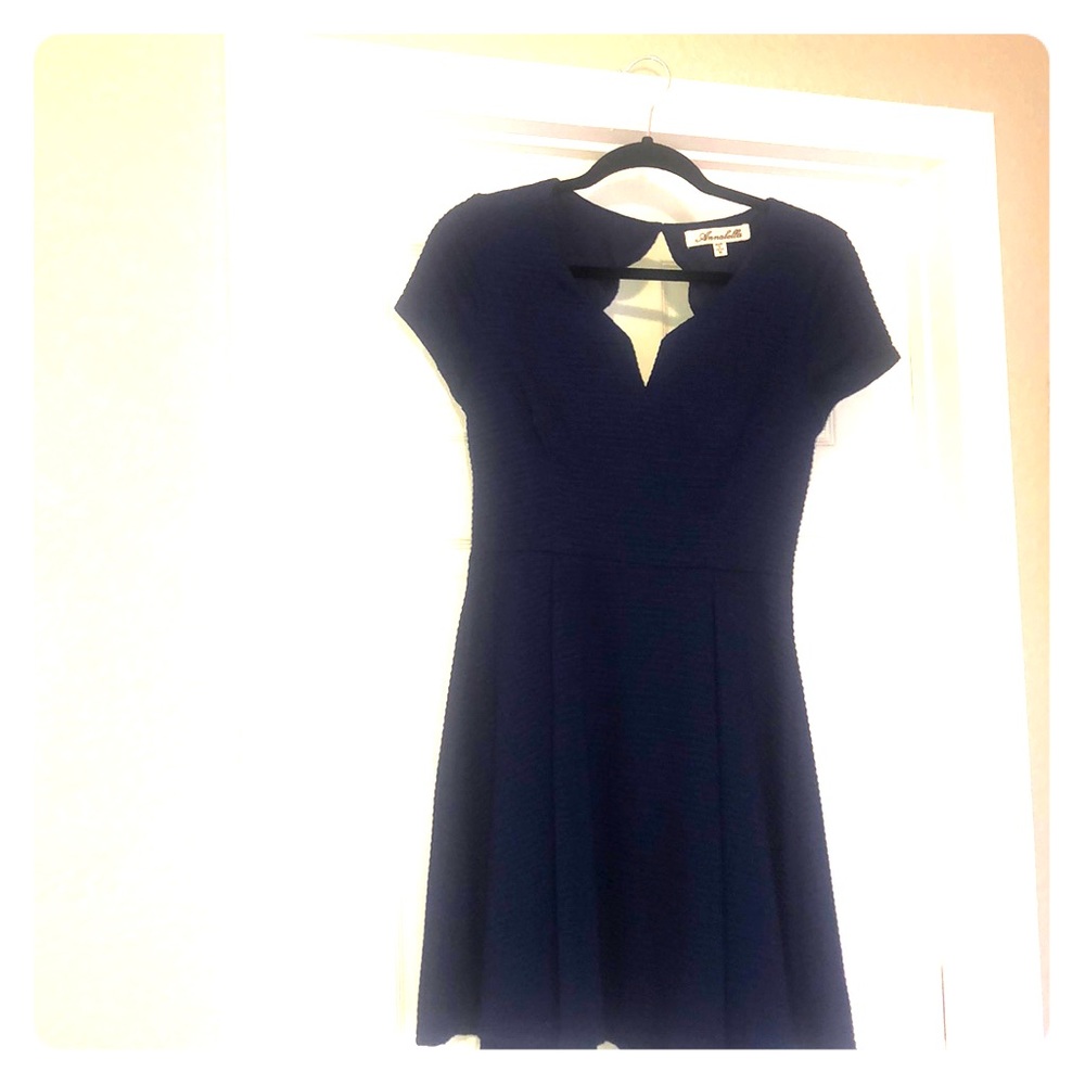 Blue cocktail dress